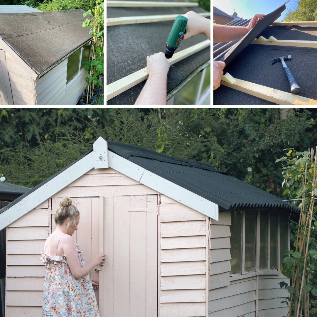 shed roof upgrade