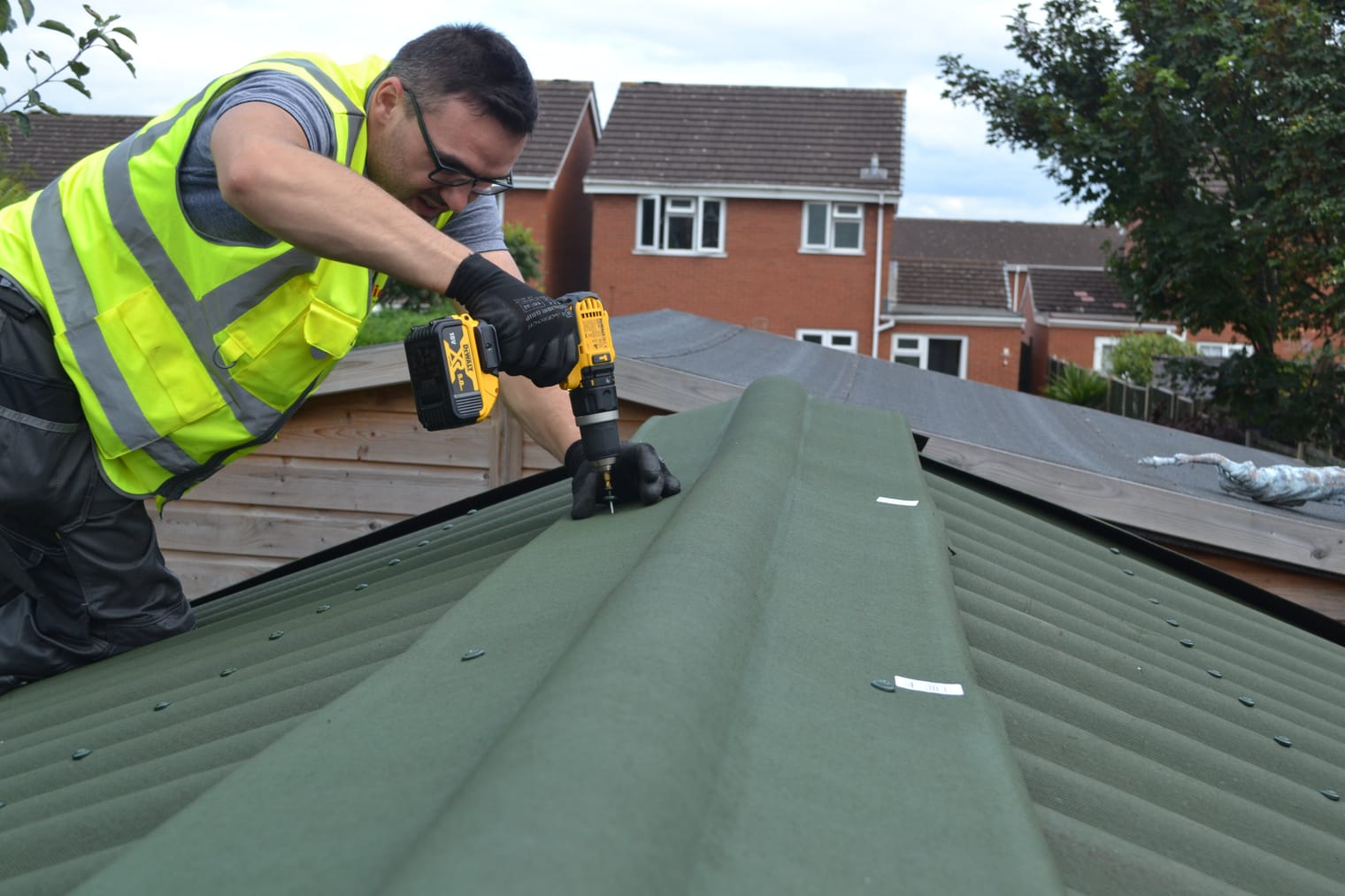 Onduline roofing