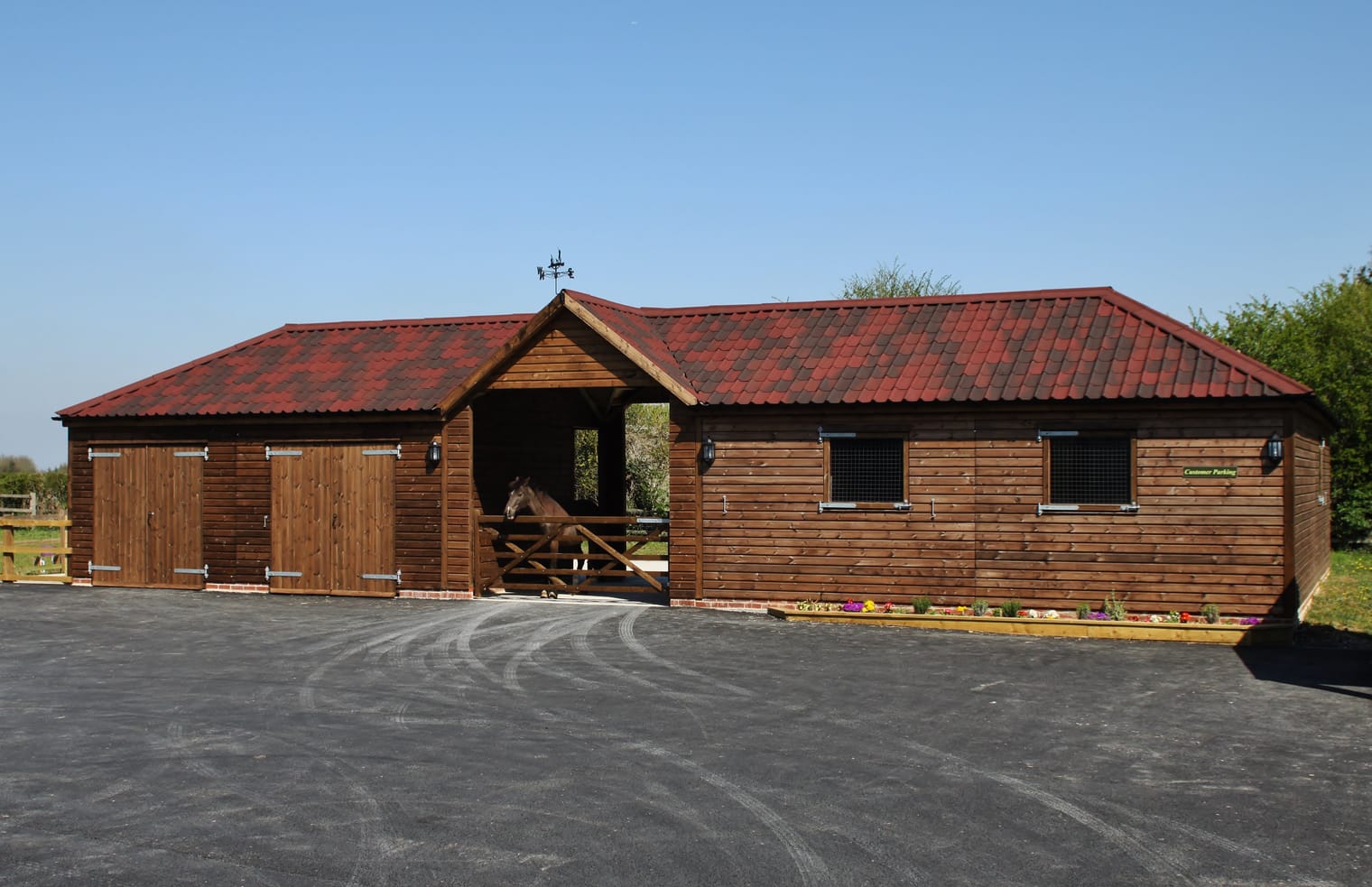 onduline roofing for stables