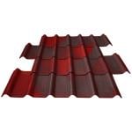 ONDUVILLA Tiles Shaded Red