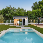 INNOLINE® Anthracite Grey Pool Garden Sport Shed