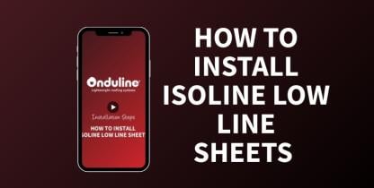 How to Install ISOLINE LOW LINE Sheets