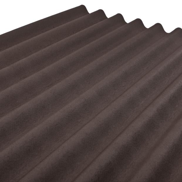 Onduline Classic Brown and Screw Close up