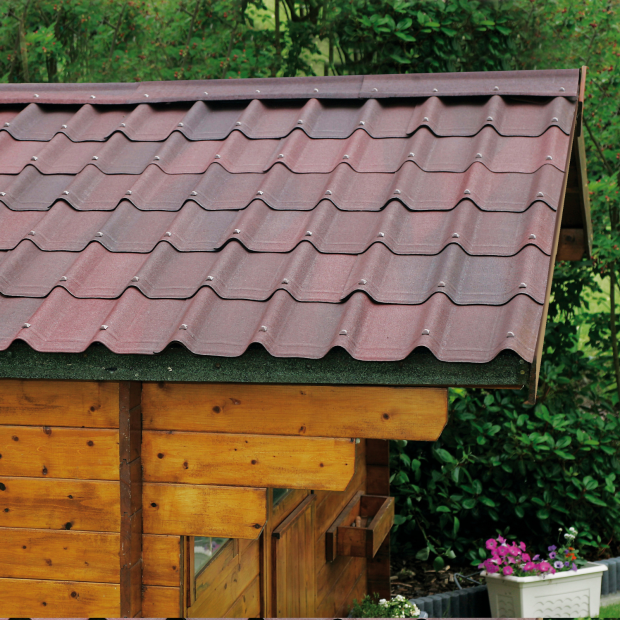 ONDUVILLA Shaded Brown Shed