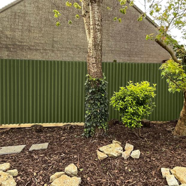 ONDULINE CLASSIC Green Garden Fence