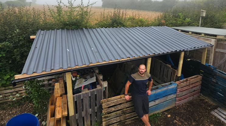 ONDULINE DURO SX 35 allotment shed