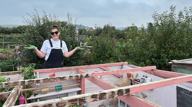 Shannon Keary's allotment makeover