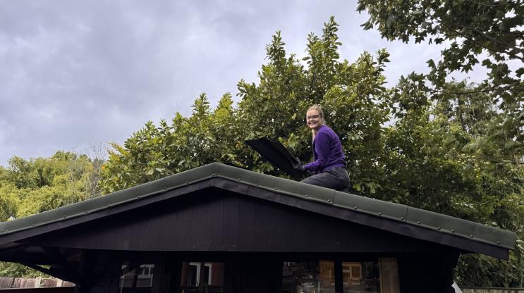 Shed makeover with onduline easyfix