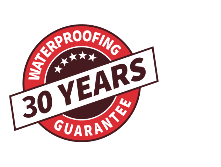 30 year waterproofing guarantee