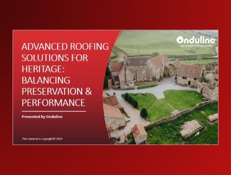 Onduline CPD - waterproofing heritage buildings