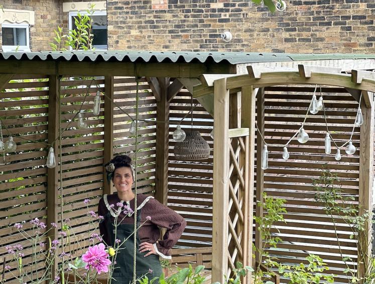 @ourdaleyhome's pergola featuring Onduline roofing sheets