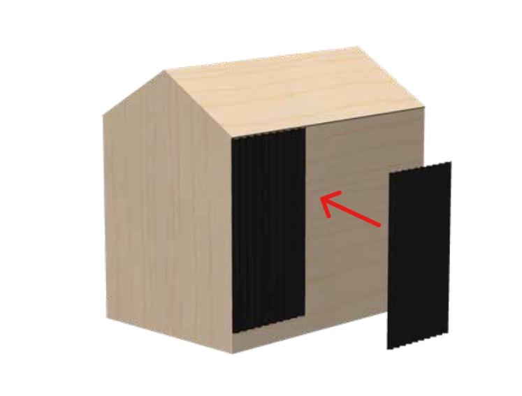 ONDULINE CLASSIC sheets used as outbuilding cladding 