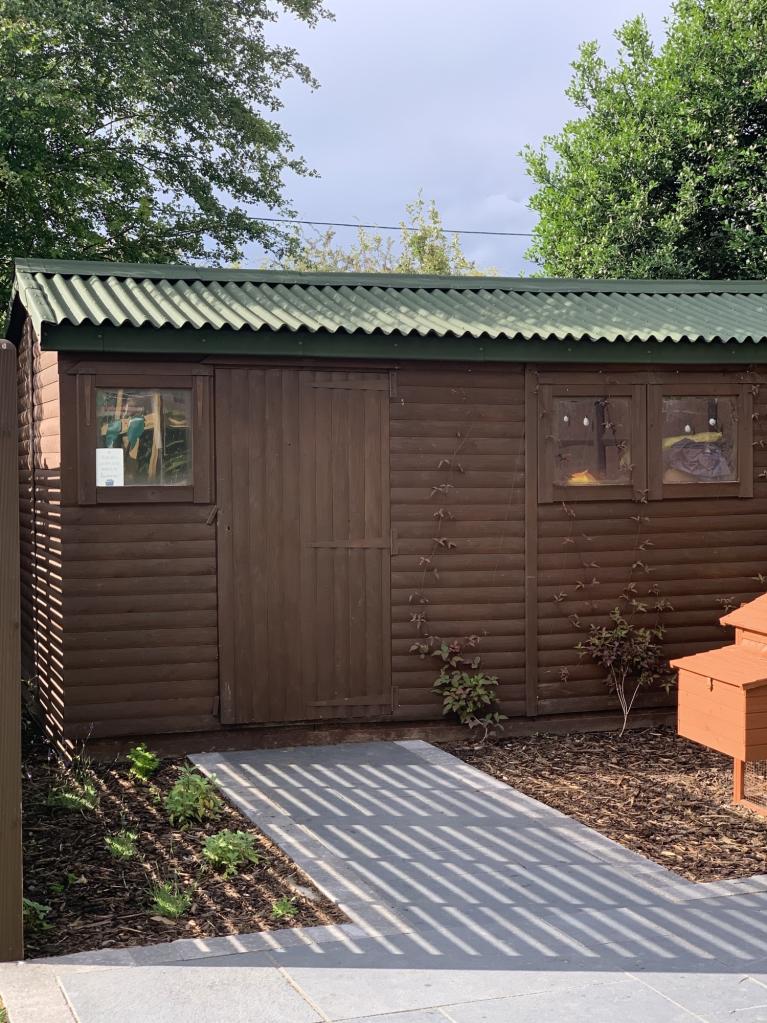ONDULINE CLASSIC green roof on shed
