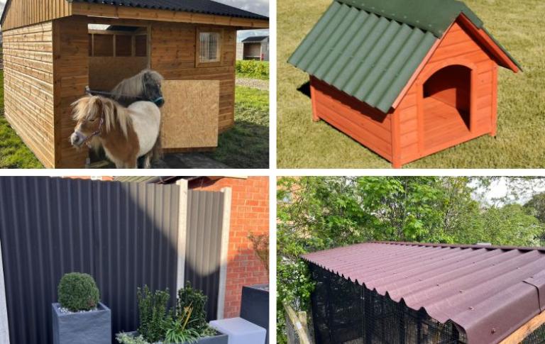 Onduline roofing sheets